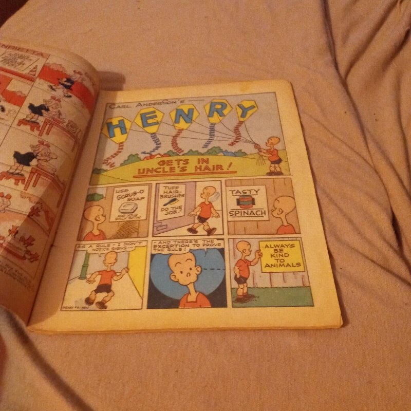 carl anderson's henry 4 dell comics 1949 golden age comic strip cartoon book 