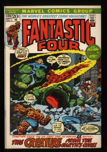 Fantastic Four #126 FN/VF 7.0 Marvel Comics #1 Homage!