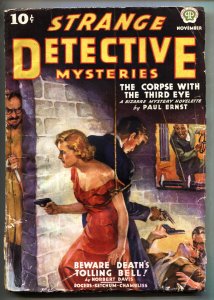 Strange Detective Mysteries #2 Nov 1937-Circus Freaks-pulp magazine