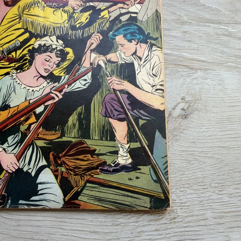 Frontier Fighters #2 Davy Crockett DC Golden Age 1955 Western Comic VG