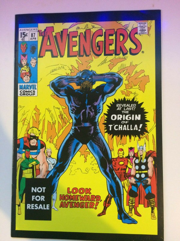 Avengers #87 Marvel Legends Reprint NM Origin of T'Challa Black Panther 2005