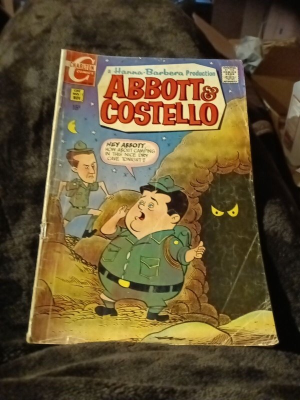 Abbott & Costello #11 Charlton Comics 1969 Silver Age Cartoon Hanna Barbera