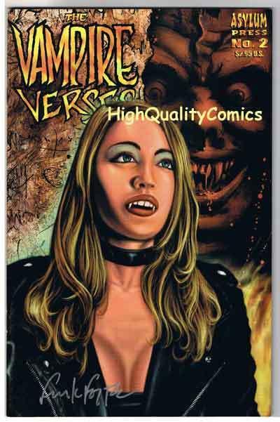 VAMPIRE VERSES #2, Frank Forte, Signed, 2001, NM, more horror in store