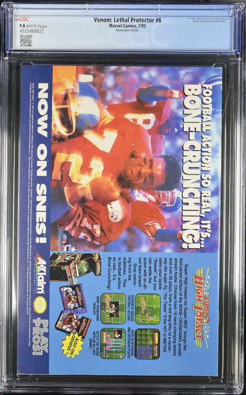 Venom: Lethal Protector #6 (1993) Venom