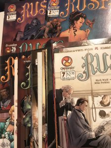 RUSE #2, 3, 7 - 26 run : CrossGen NM-; 22 issues, detective mini series, M. Waid