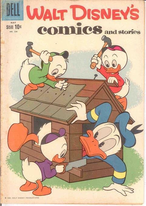WALT DISNEYS COMICS & STORIES 236 VG   May 1960 COMICS BOOK