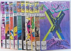 *Uncanny X-Men (Marvel) #251-260. 10 HG Books. #259 vf