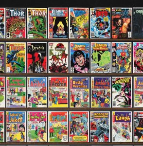 Huge Lot 150+ Comics with Thor, Legion Of Super Heroes & More!