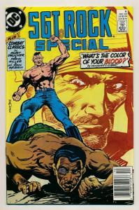DC Comics SGT. ROCK SPECIAL #6 1989 ~  VF/NM (PF564) Newsstand Edition