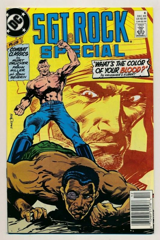 DC Comics SGT. ROCK SPECIAL #6 1989 ~  VF/NM (PF564) Newsstand Edition