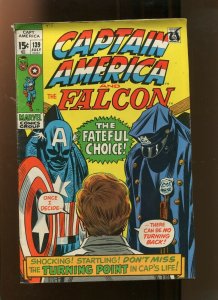 CAPTAIN AMERICA #139 (6.5) THE FATEFUL CHOICE! 1971