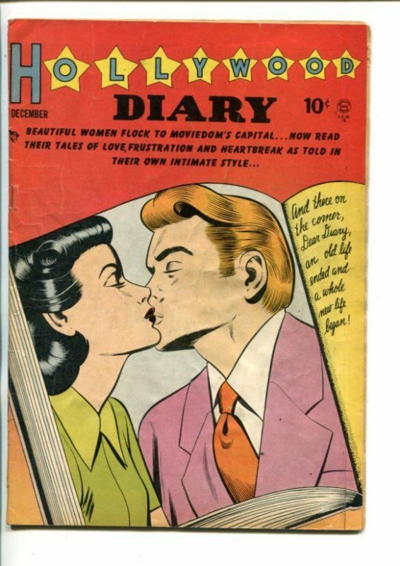 HOLLYWOOD DIARY #1-1949-SPICY GOOD GIRL ART-NICE POSES-vg