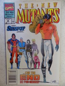 NEW MUTANTS # 99 LIEFELD HOT MOVIE