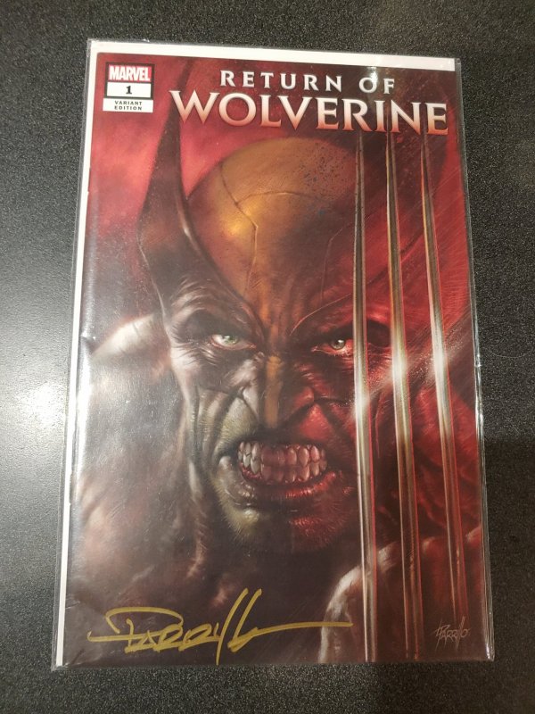 ​RETURN OF WOLVERINE #1 SIGNED BY LUCIO PARRILLO EXCLUSIVE WITH COA