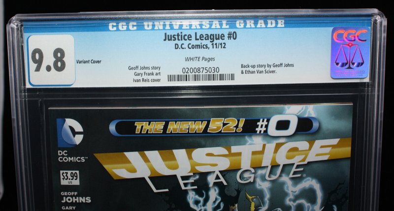 Justice League #0 (CGC 9.8) Ivan Reis Variant Cover - 2012