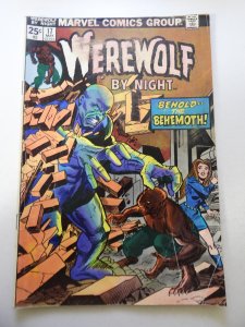Werewolf By Night #17 GD/VG Condition moisture stain fc