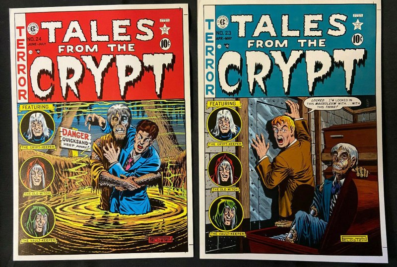 TALES FROM THE CRYPT PORTFOLIO 30 COVERS 13.5 x 10 1979 