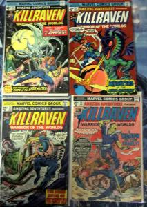 AMAZING ADVENTURES 19-20, 24, 26-39 - Lot of 17 comics Killraven H.G. Wells 