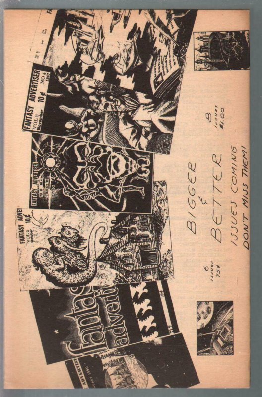 Fantasy Advertiser 3/1950-early pulp fanzine- Lovecraft history