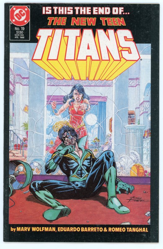 New Teen Titans #19 (1984 v2) George Pérez Cover VF+