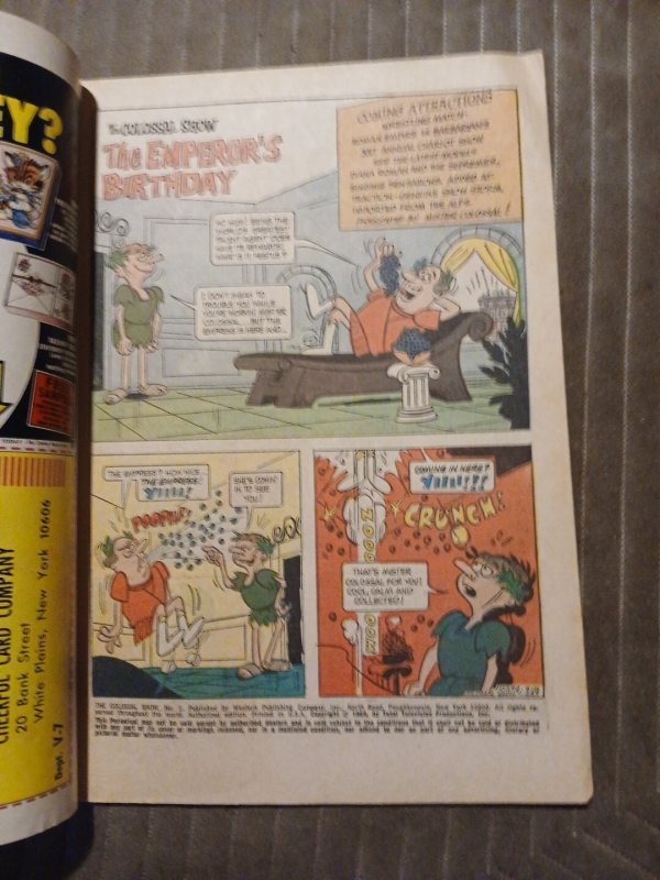 The Colossal Show #1 Gold Key 1969 Silver Age Cartoon Comic Book