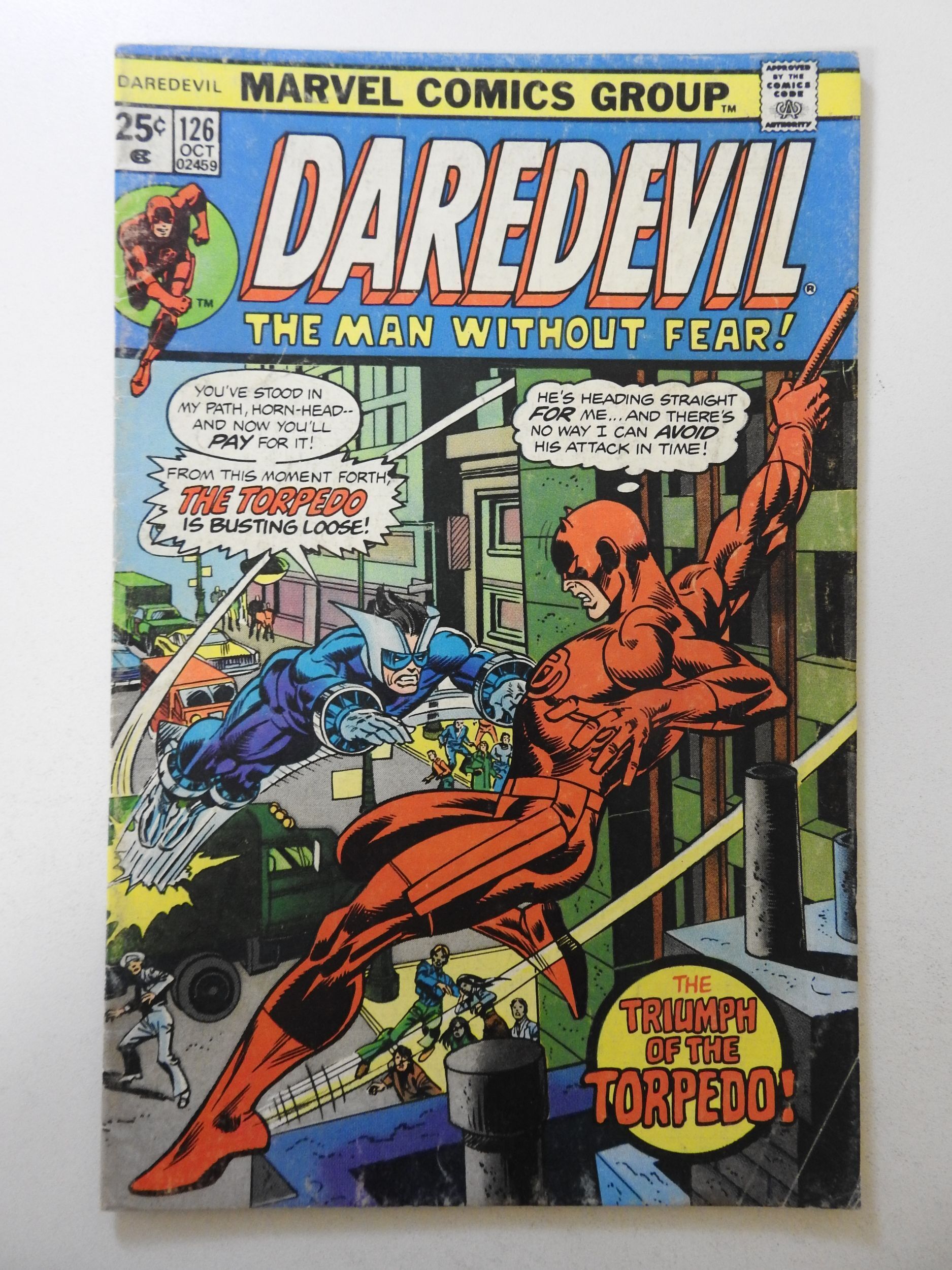 Daredevil #126 (1975) VG/FN Condition! | Comic Books - Bronze Age ...