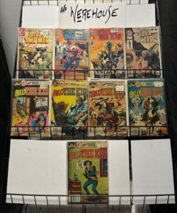 BILLY the KID 91-145 Lot 9 diff CHARLTON COMICS 1972-82 VGish Gill Delbo Boyette