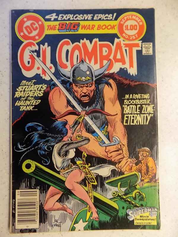 G I COMBAT # 257 DC KUBERT WAR ACTION ADVENTURE