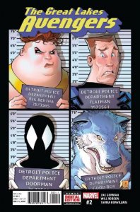 GREAT LAKES AVENGERS (2016 MARVEL) #2 CVR A WILL ROBSON