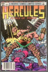 Hercules #1 Limited Series. Newsstand Edition. (1982, Marvel) VF/NM