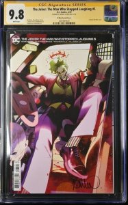 The Joker : Who Stopped Laughing (2023) # 5 (CGC 9.8 SS)  Signed Simone Di Meo