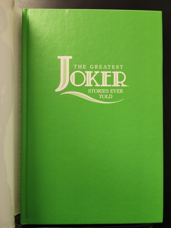 The Greatest Joker Stories Ever Told HC 1st Print Signed Jerry Robinson + Photo