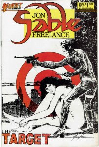 Jon Sable, Freelance #7 (1983 v1) First Comics Mike Grell NM-