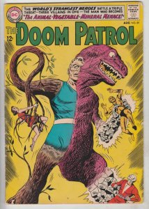Doom Patrol #89 (Aug-64) VF/NM High-Grade The Chief, Negative Man, Elasti-Wom...