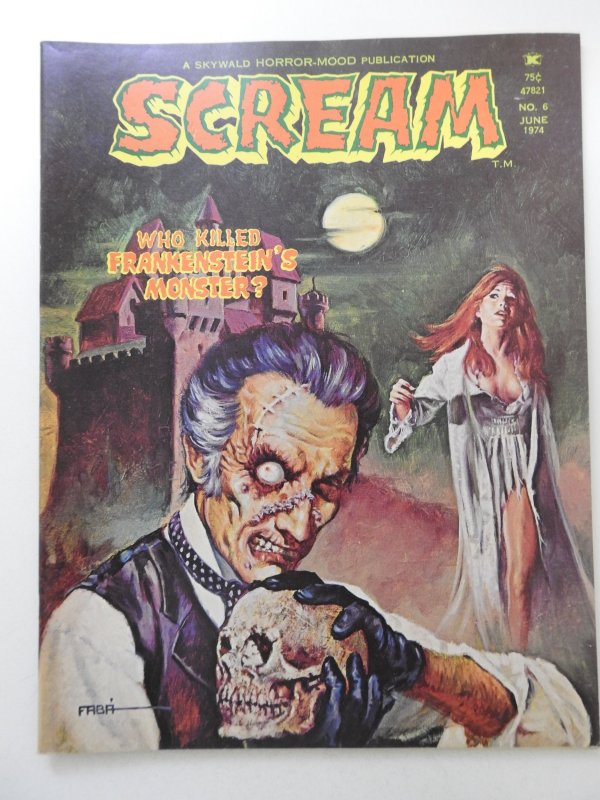 Scream #6 (1974) Beautiful High Grade VF+ Condition!