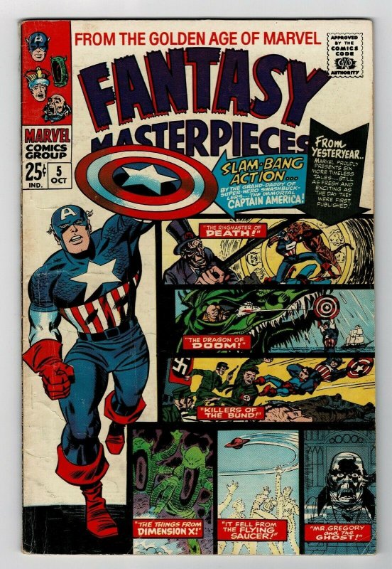 Fantasy Masterpieces 5   Captain America   Jack Kirby cover