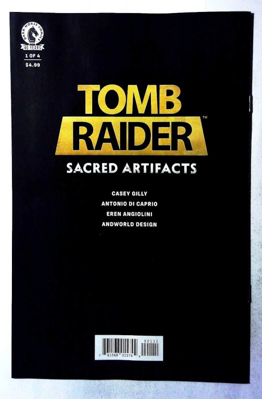 Tomb Raider: Sacred Artifacts #1 2026 Dark Horse Virgin Taurin Clarke Var Comic