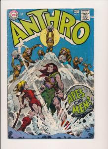 DC Comics ANTHRO #2 , Apes or Men 1968 ~ VG (HX658)