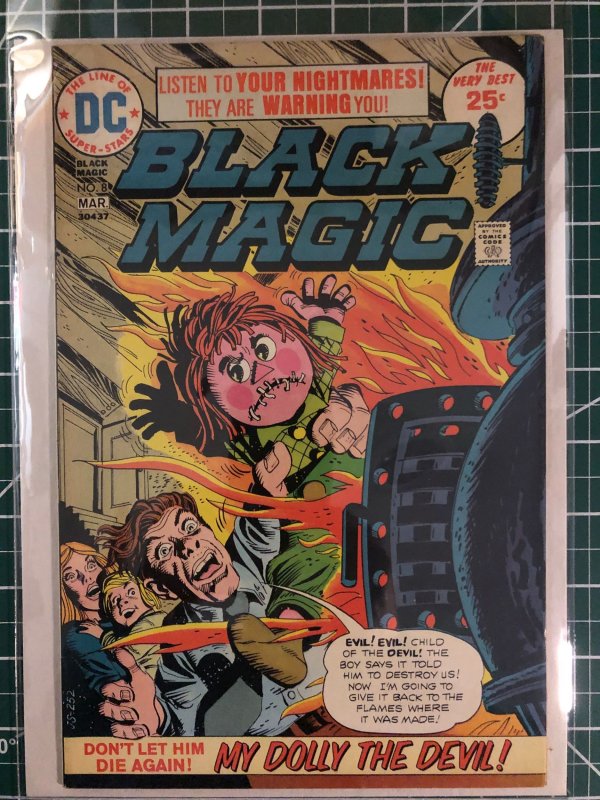 Black Magic #1 (x2), #3 (x2), #4, 5, 8 (1973)  Kirby and Simon artwork.