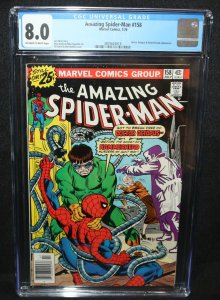 Amazing Spider-Man #158 - Doctor Octopus & Hammerhead - CGC 8.0 - 1976 