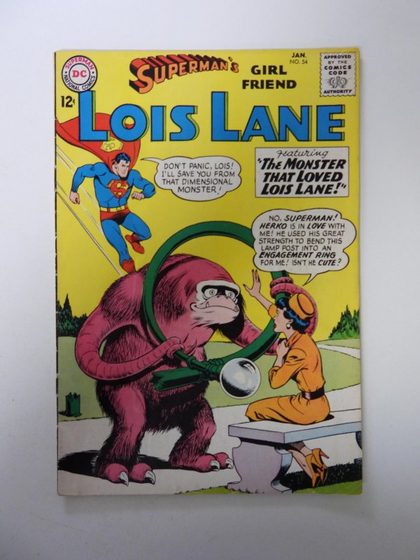 Superman's Girl Friend, Lois Lane #54 (1965) VG condition see description