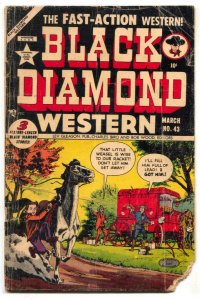 Black Diamond Western #43 1953- golden age reading copy