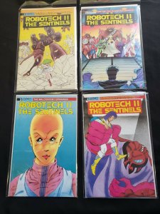 ROBOTECH II THE SENTINELS 4PC (VF) ISSUES #1-4, A NEW THREAT 1988-90