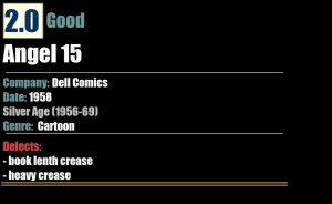 Angel 15 (1958) GD 2.0 Silver Age Dell Comics