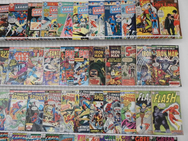 Huge Lot Silver/Bronze 180+ Comics W/ Iron Man, Flash, Spiderman, +More see desc