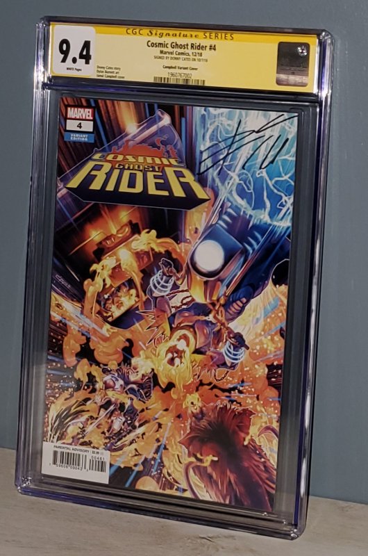 Cosmic Ghost Rider #4 CGC 9.4 Signed by Donny Cates