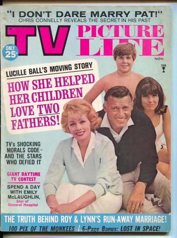 TV Picture Life-Lucille Ball-Monkees-Mrs Bill Cosby-Nov-1966