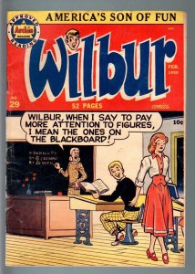 WILBUR COMICS #29-KATY KEEN PIN-UP-PIN UP POSES-1950-GOLF-VAMPIRE BAT STO VG