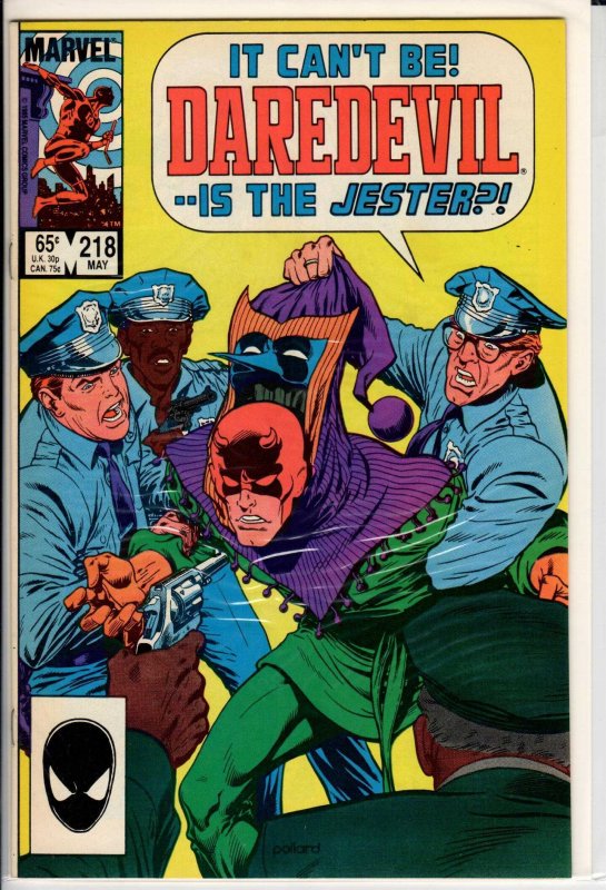 Daredevil #218 Direct Edition (1985) 9.2 NM-