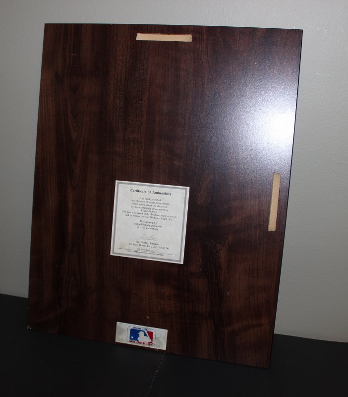 Reggie Jackson Limited Edition Autographed  Mr. October CommemorativePlaque